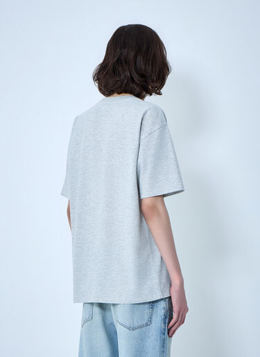 Saint Laurent Cassandre Oversize T-Shirt Grey sla0162009