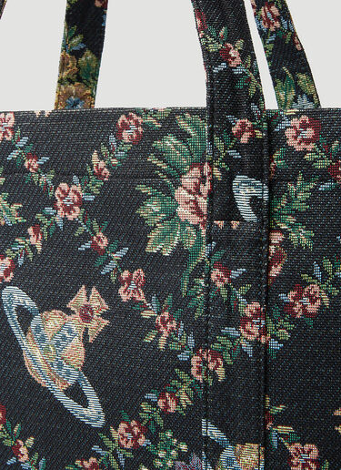 Vivienne Westwood Murray Recycled Nylon Tote Bag Navy vvw0153015