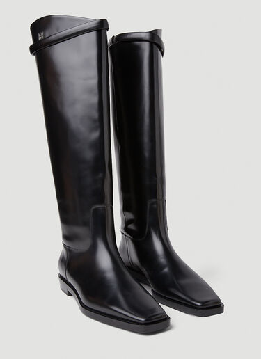 TOTEME Riding Boots Black tot0251006