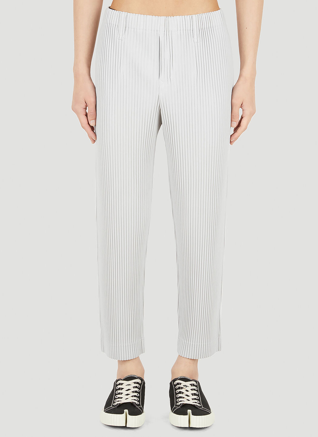 Issey miyake homme sales plisse pants grey