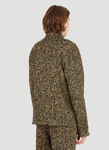 Our Legacy Cigar Stripe Archive Box Jacket Yellow our0146030