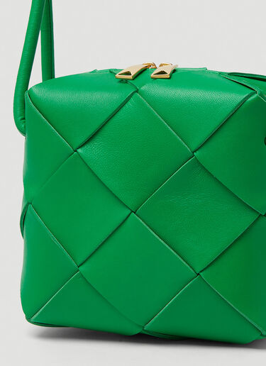Bottega Veneta Intrecciato 迷你单肩相机包 绿 bov0249127