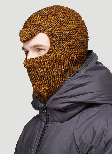 Mass Embellished Merino Wool Balaclava Brown mas0344011