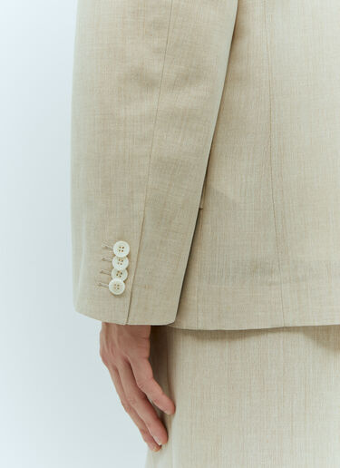 La Veste Titolo Blazer Jacquemus La Veste Titolo Blazer Beige jac0156001
