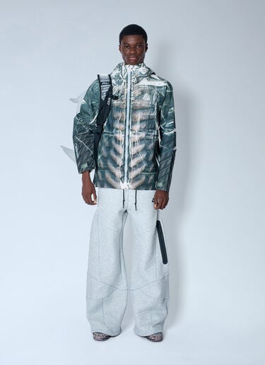 Re-Create Reptiloid Jacket Nike by Yaku Re-Create Reptiloid Jacket Dark Green nik0165029