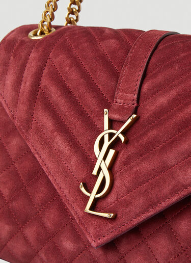 Saint Laurent Envelope Medium Shoulder Bag Red sla0247180