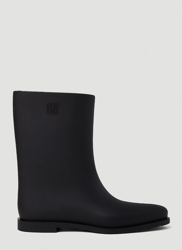 TOTEME Rain Boots Black tot0251020