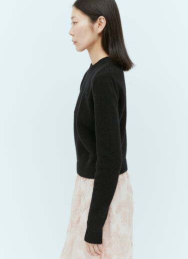 Cashmere Wool Sweater Gucci Cashmere Wool Sweater Black guc0254010