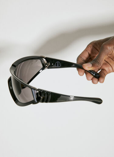 Moncler + Rick Owens ML 0294P Wrapid Sunglasses Black mcs0355019