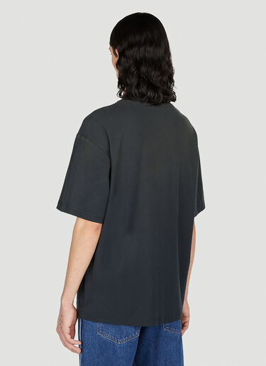 Acne Studios Logo Print T-Shirt Black acn0352007
