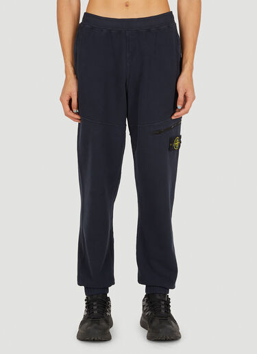 Stone Island Compass Patch Track Pants Navy sto0150037