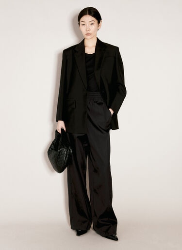 Prada Re-Nylon Wide Leg Pants Black pra0249010