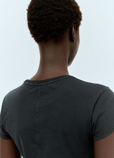 Tori Crop T-Shirt The Row Tori Crop T-Shirt Black row0256006