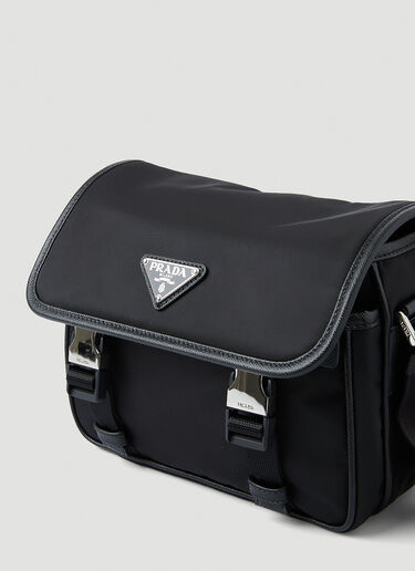 Prada Re-Nylon Messenger Crossbody Bag Black pra0149051
