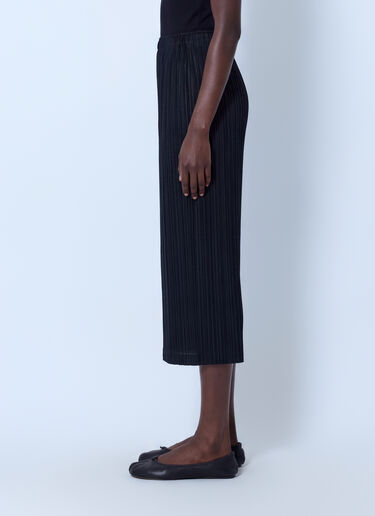 LN-CC® - Pleats Please Issey Miyake: Thicker Bottoms 1 Midi Skirt - Black Pleats Please Issey Miyake Thicker Bottoms 1 Midi Skirt Black plp0266059