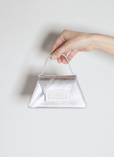 MM6 Maison Margiela Mini Numeric Shoulder Bag Silver mmm0254023