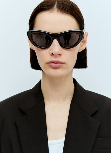 Bottega Veneta Bombe Cat-Eye Sunglasses Black bos0256001