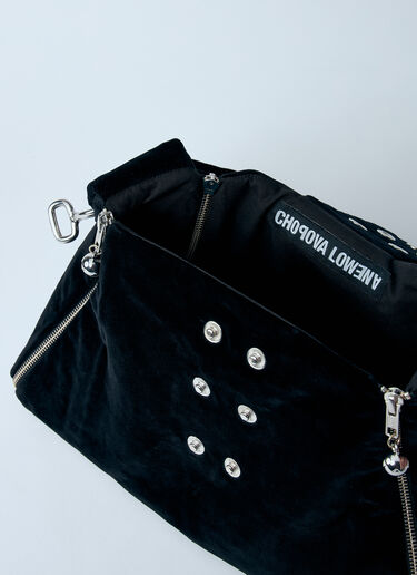 Chopova Lowena Mini Pyramid Bag Black cho0260012