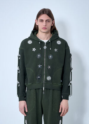 Chopova Lowena Dallas Hooded Sweatshirt Grey cho0360010