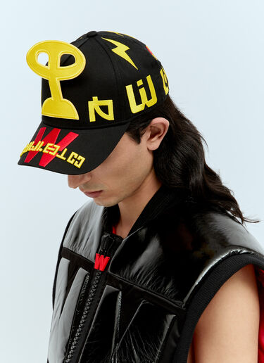 Walter Van Beirendonck Dawleetoo Baseball Cap Black wlt0156019