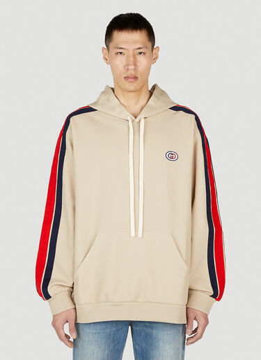 Gucci 徽标连帽运动衫 米色 guc0152292