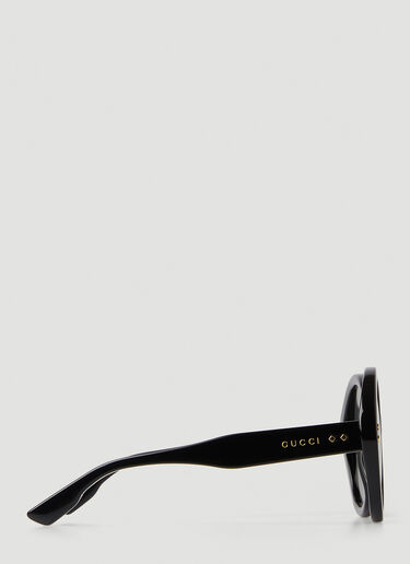 Gucci Round Frame Sunglasses Black guc0247353