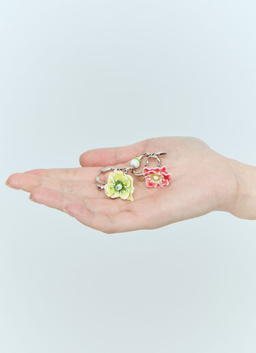 Acne Studios Flower Earrings Silver acn0256045