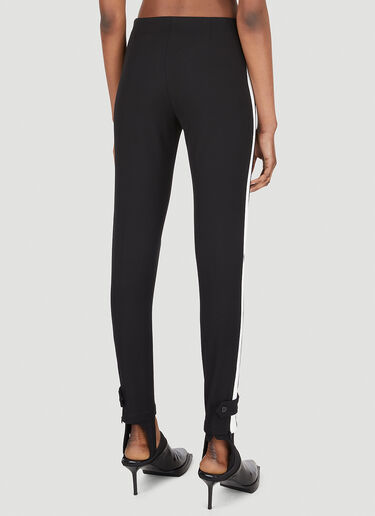 Moncler Contrast Stripe Leggings Black mon0246062