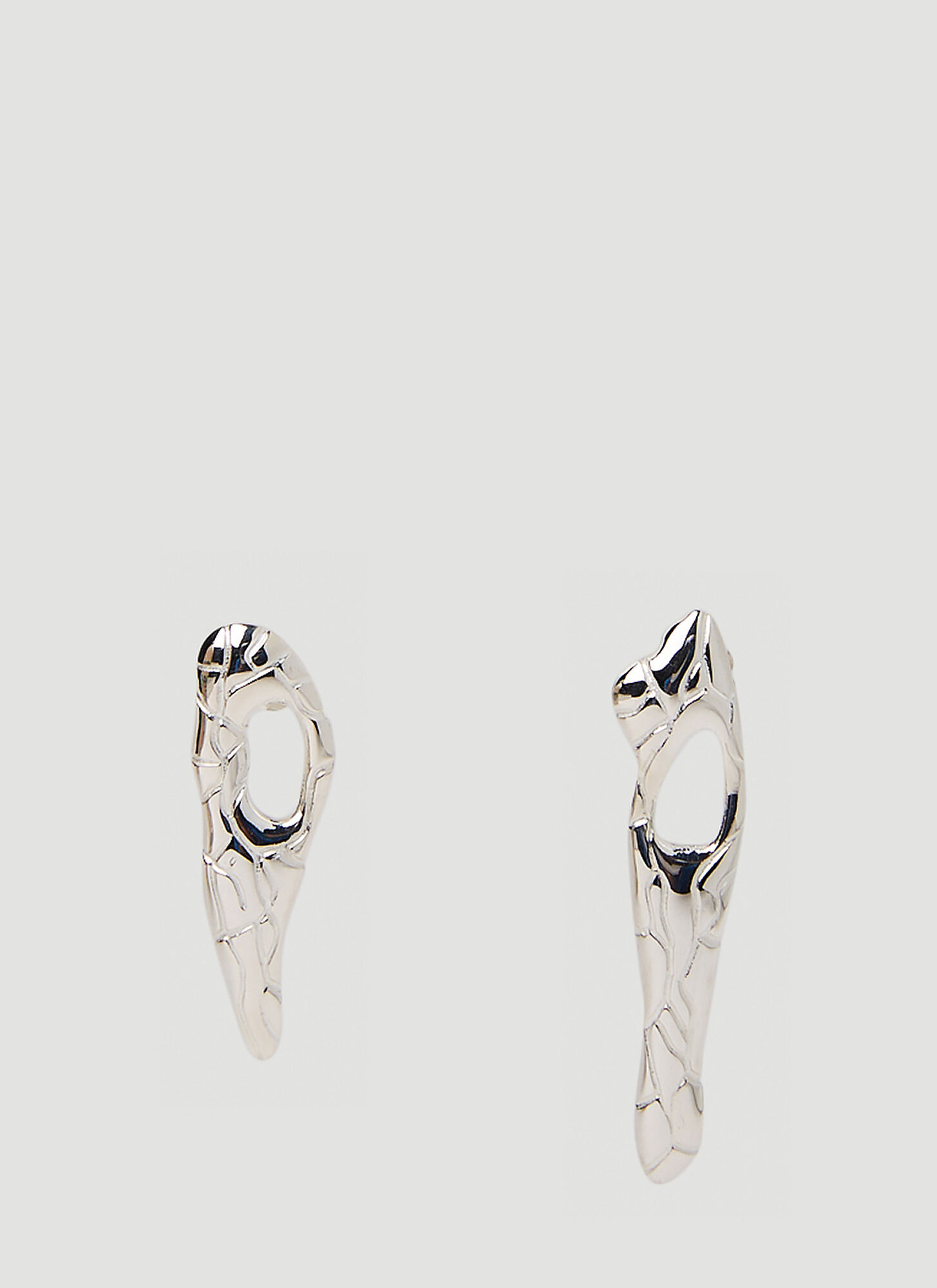 Octi Icicle Stud Earr In Silver