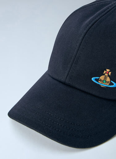 LN-CC® - Vivienne Westwood: Uni Baseball Cap - Black Vivienne Westwood Uni Baseball Cap Black vvw0166021