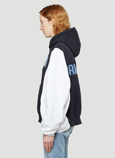 Bonum Contrast-Panel Hooded Sweatshirt White bon0344026