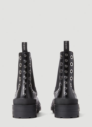 Alexander McQueen Eyelet Boots Black amq0151045