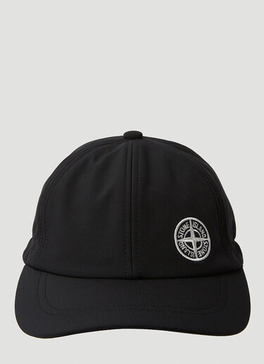 Compass Patch Cap Stone Island Compass Patch Cap Black sto0150077