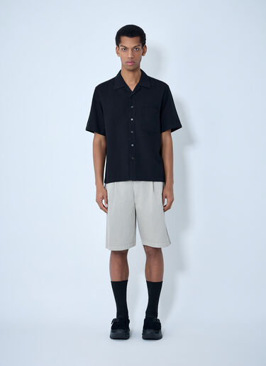Massimo Osti Studio Carta Polo Short Black mao0164013