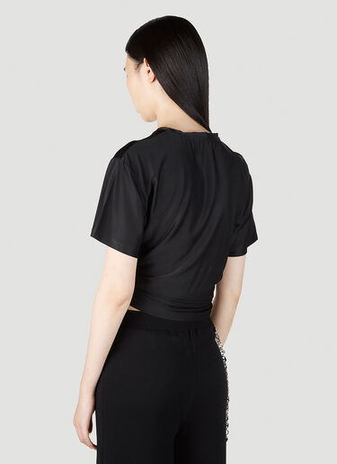 Ring Trim Crop Top Rabanne Ring Trim Crop Top Black pac0252018