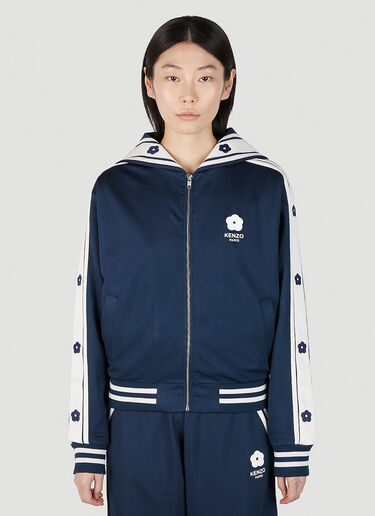 Kenzo 碎花饰边运动夹克 蓝色 knz0252008