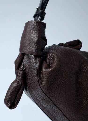 Large Rail Belt Croissant Shoulder Bag Lemaire Large Rail Belt Croissant Shoulder Bag Brown lem0362017