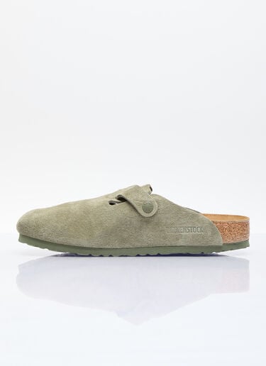 Birkenstock Boston 穆勒鞋 绿色 brk0362015