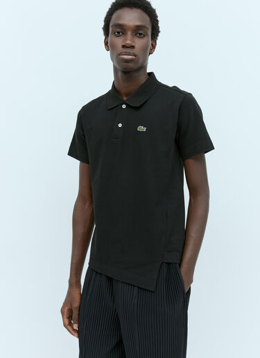 Comme des Garçons SHIRT x Lacoste Logo Patch Polo Shirt Black cdg0154005