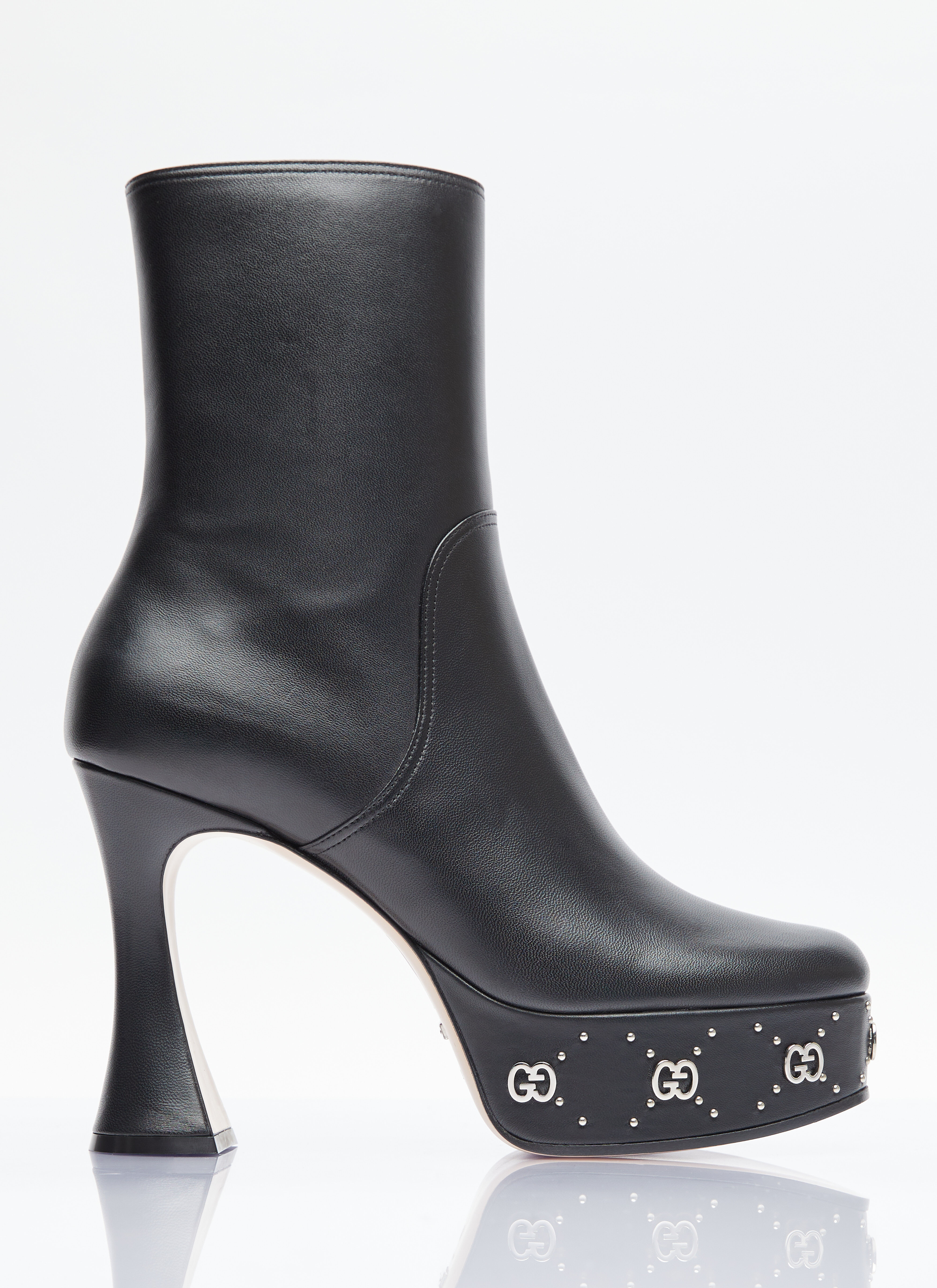 Our Legacy GG Studs Platform Boots Black our0256009