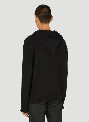 Saint Laurent 仿旧连帽运动衫 黑 sla0149014