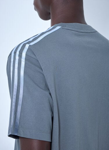 LN-CC® - Y-3: Gradient 3-Stripes T-Shirt - Grey Y-3 Gradient 3-Stripes T-Shirt Grey yyy0165003