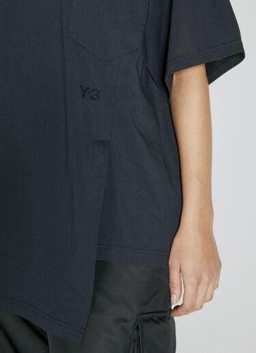 Y-3 プレミアムルーズTシャツ ブラック yyy0256002