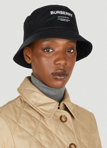 Burberry 尼龙衬垫渔夫帽 黑色 bur0348001