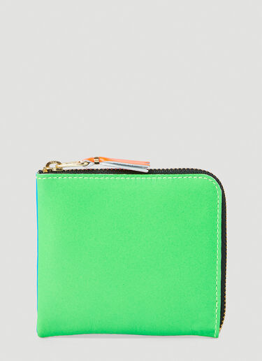 Comme des Garçons Wallet Super Fluro Wallet Green cdw0348012