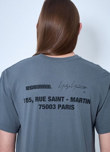Yohji Yamamoto Logo Motif T-Shirt Grey yoy0160023