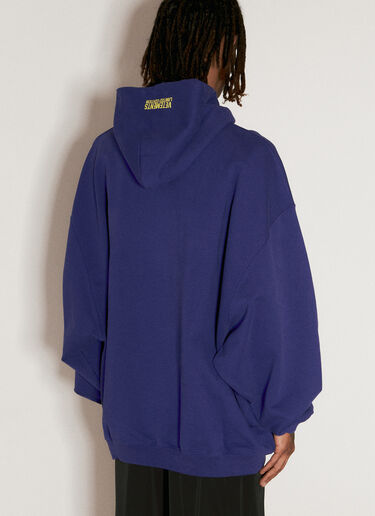 VETEMENTS Believe In Yourself Hooded Sweatshirt Blue vet0156011