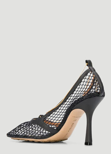 Mesh Heeled Pumps Bottega Veneta Mesh Heeled Pumps Black bov0240029