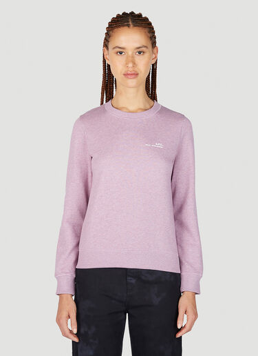 A.P.C. Item F Sweatshirt Lilac apc0251012