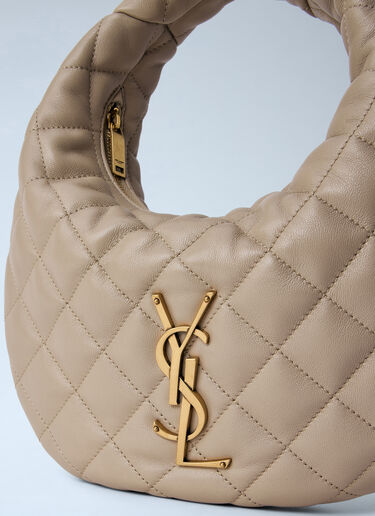 Saint Laurent Icarino Quilted Nappa Handbag Beige sla0263076